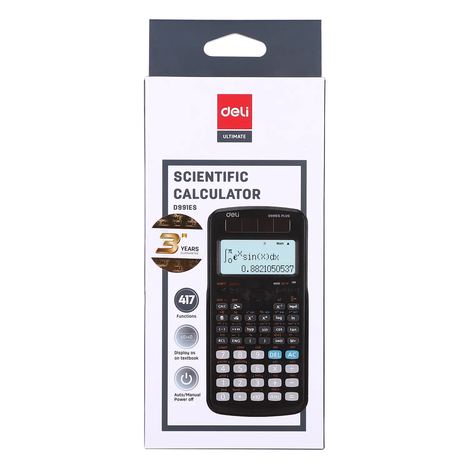 Deli Calculator Scientific 991ES