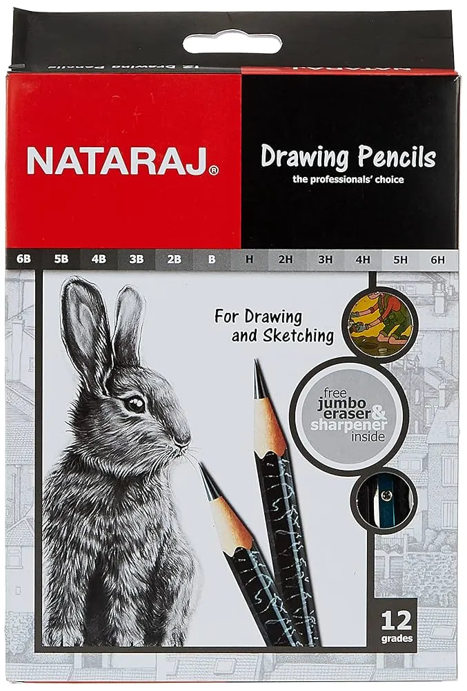 Nataraj Drawing Pencils Set- Hex