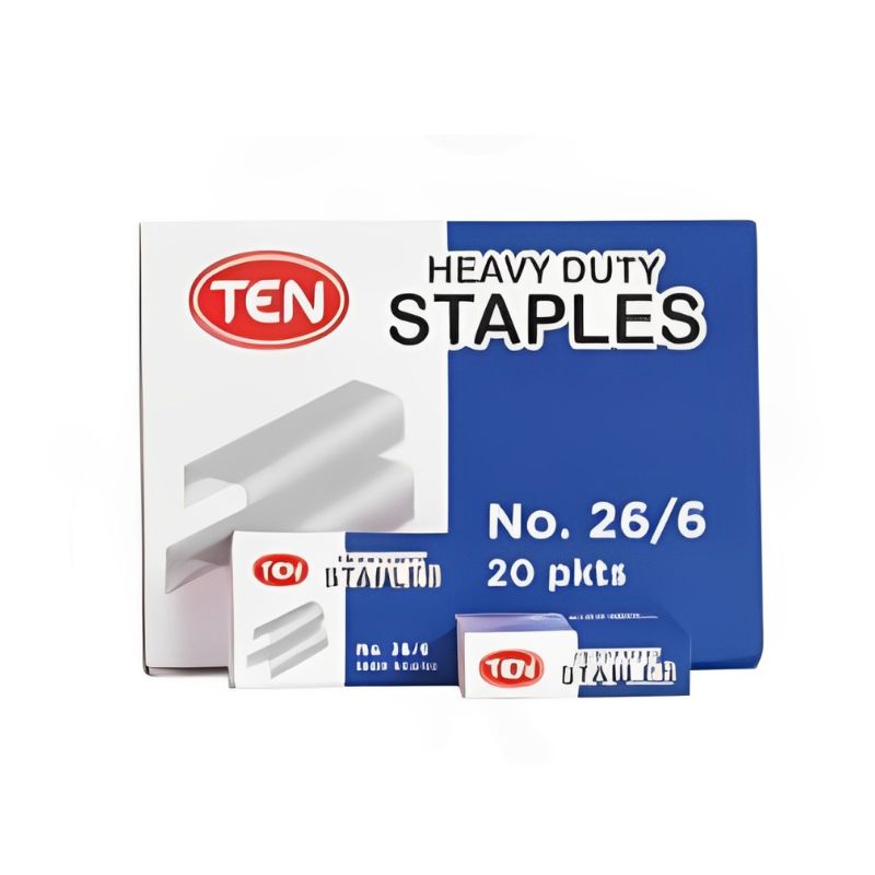 Ten Staples No. 26/6 (1Box/20Pcs)