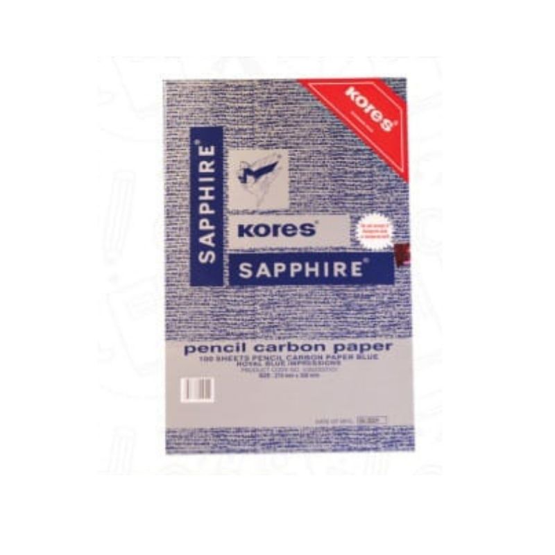 Kores Carbon Single Side-Blue (1Box/50Nos)